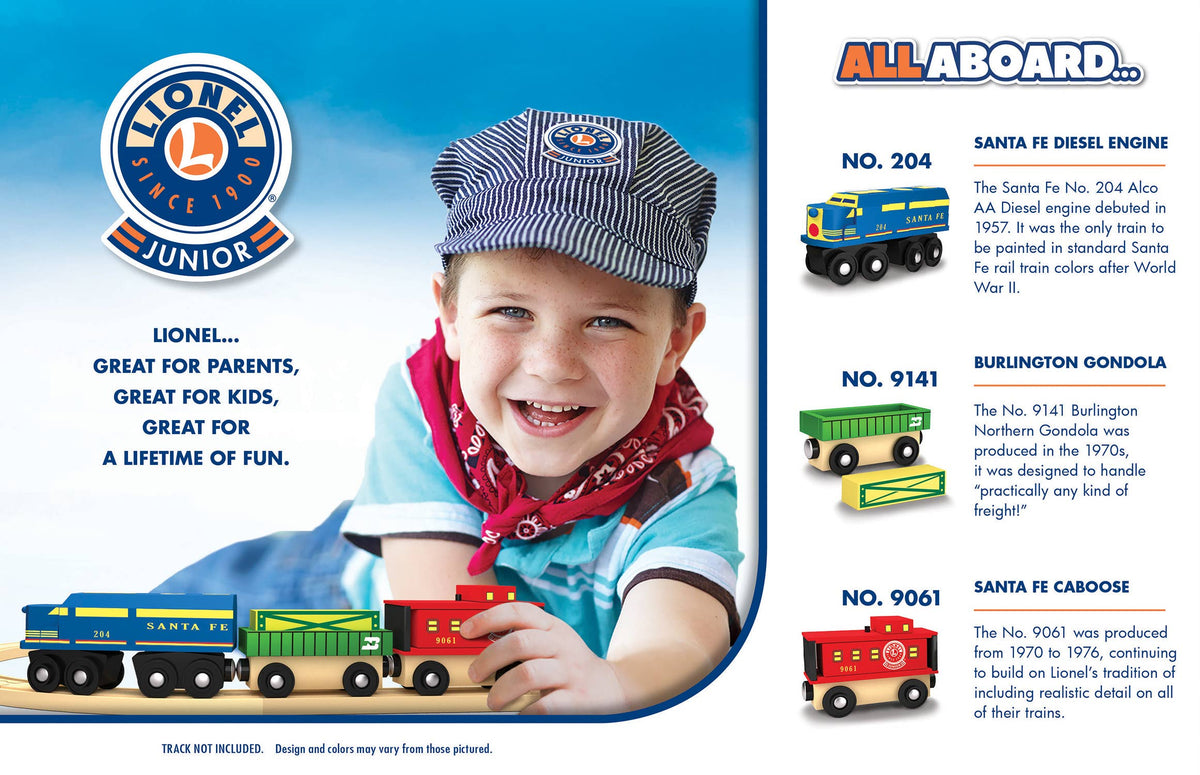 Lionel - Santa Fe Cargo Toy Train Set