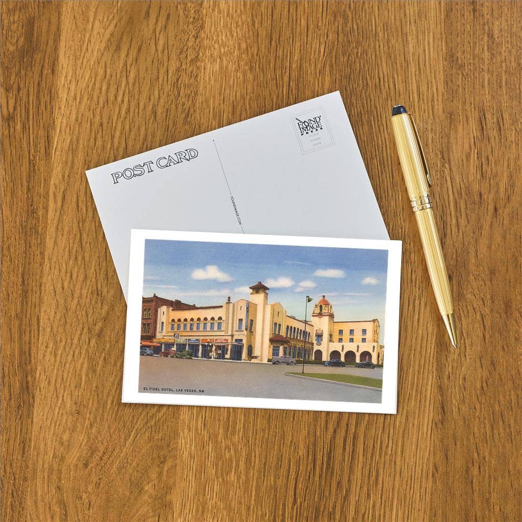 Postcard NM-173 Hotel Meadows, Las Vegas, New Mexico