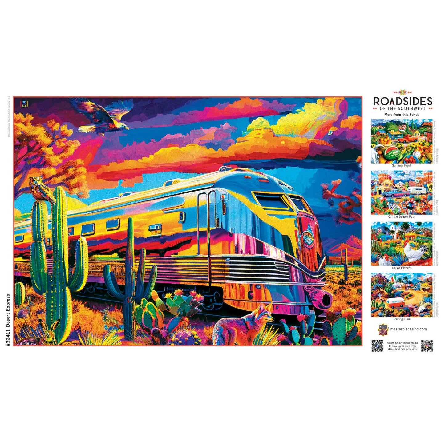 Roadsides of the Southwest - Desert Express 500 Piece Puzzle