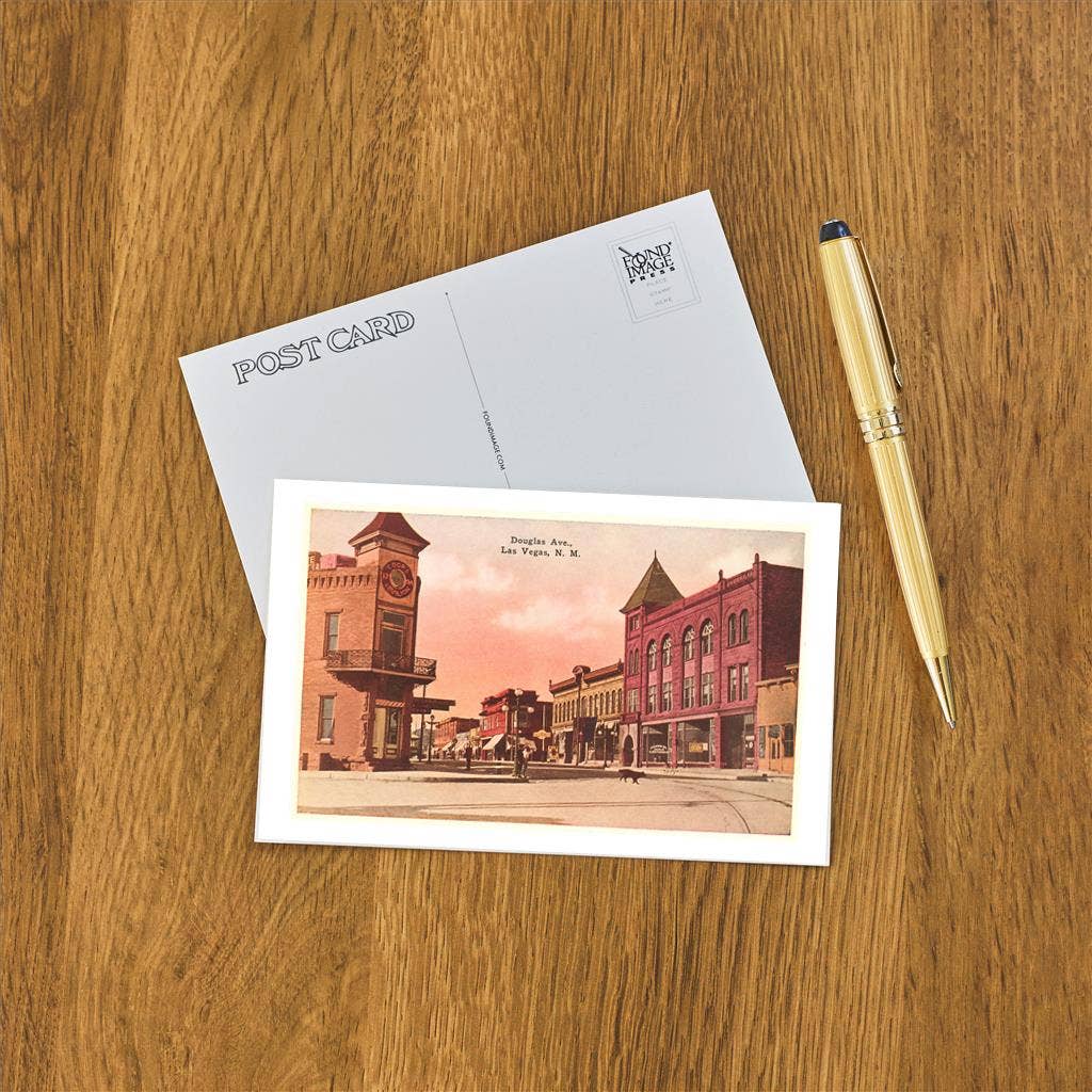 Postcard NM-174 Douglas Avenue, Las Vegas, New Mexico