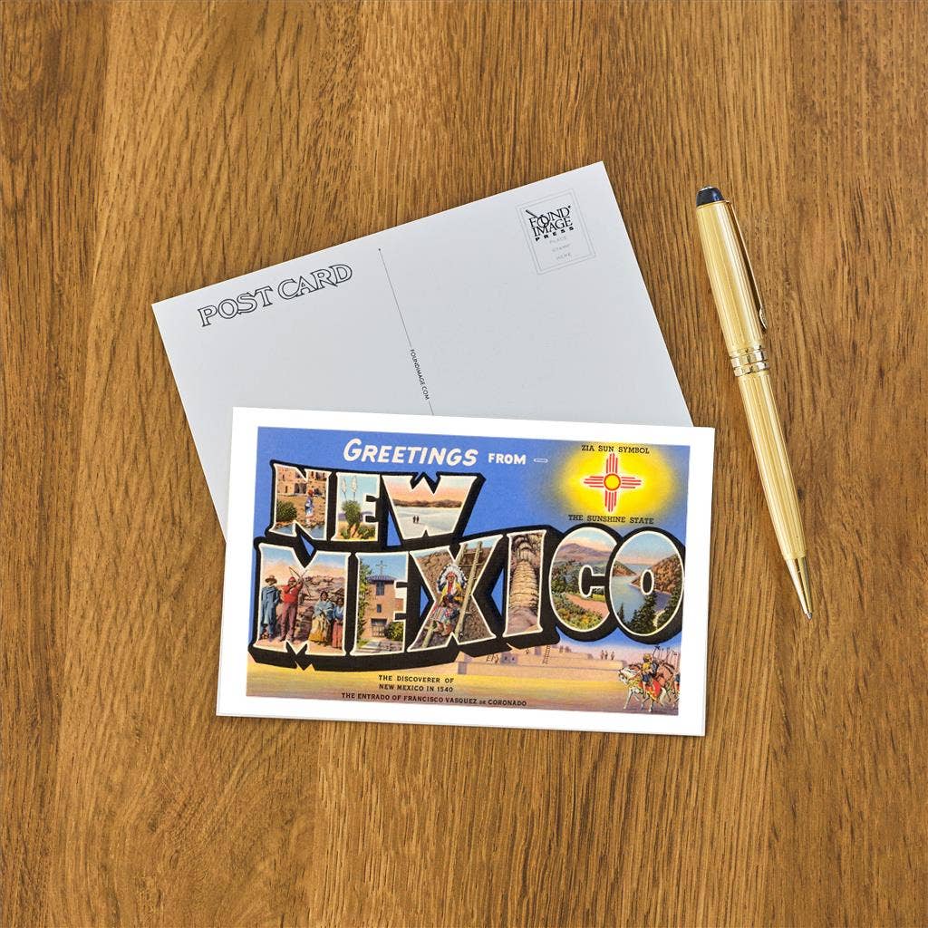 Postcard NM-32 Greetings from New Mexico