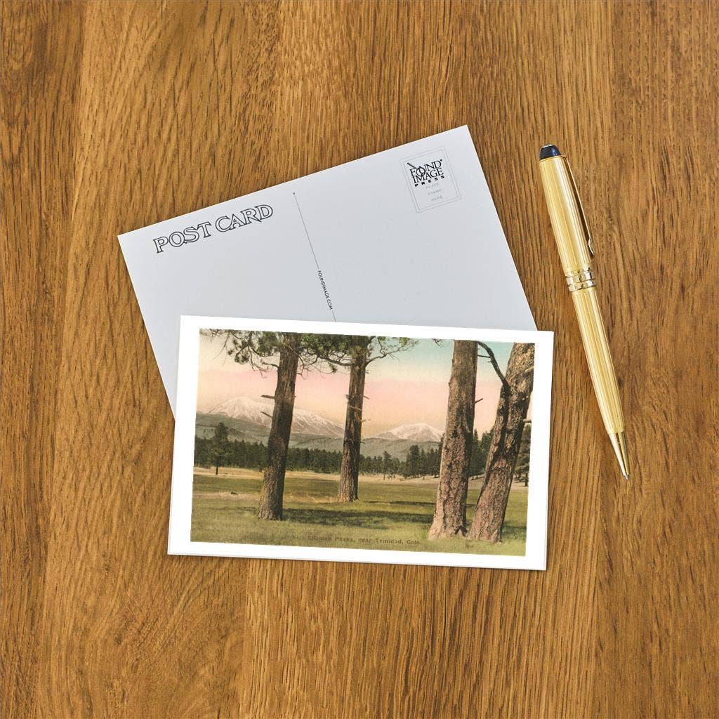 Postcard CO-350 Spanish Peaks, Trinidad