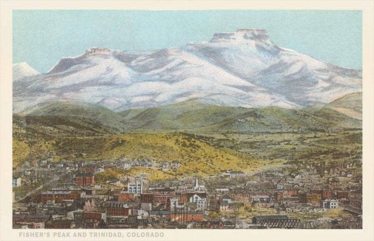 Postcard CO-386 Overview of Trinidad