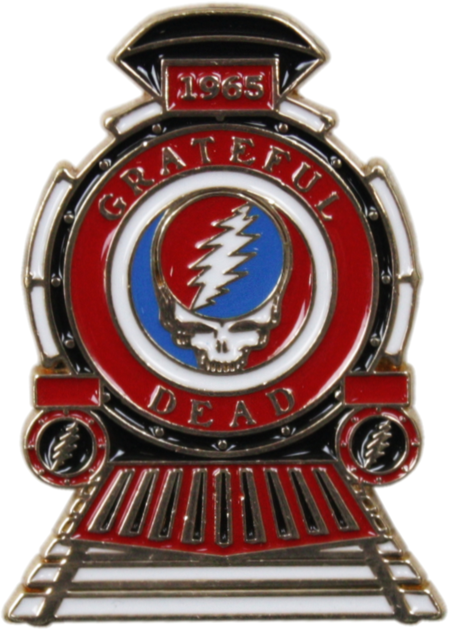 Enamel Pin - Grateful Dead - Train with Steal Your Face