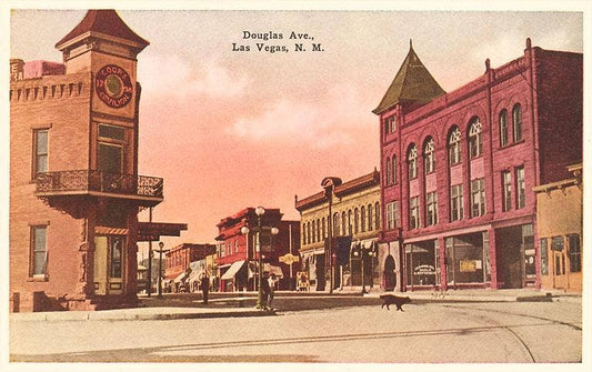 Postcard NM-174 Douglas Avenue, Las Vegas, New Mexico