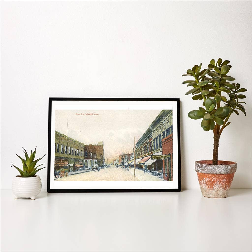 Art Print CO-374 Main Street, Trinidad