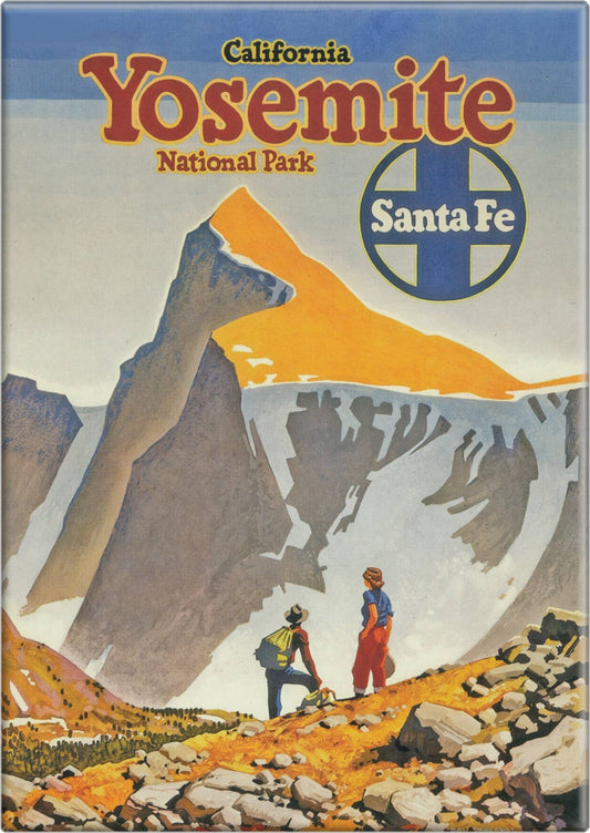 Magnet - "Yosemite National Park - Santa Fe" Poster Repro