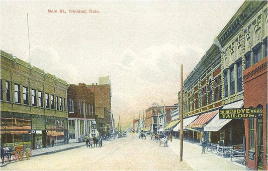 Greeting Card CO-374 Main Street, Trinidad