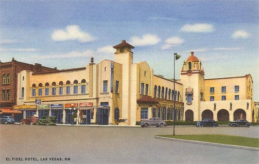 Postcard NM-173 Hotel Meadows, Las Vegas, New Mexico