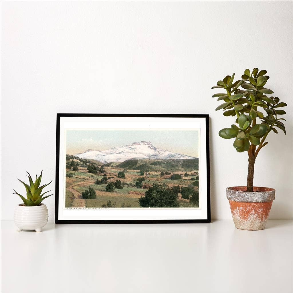 Art Print CO-267 Fisher's Peak, Trinidad