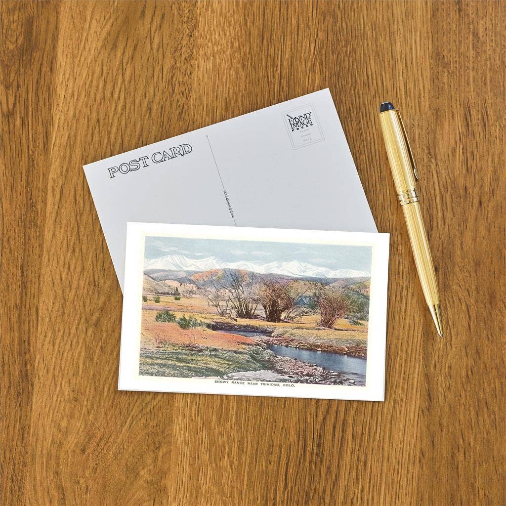 Postcard CO-35 Snowy Range Near Trinidad, Colorado