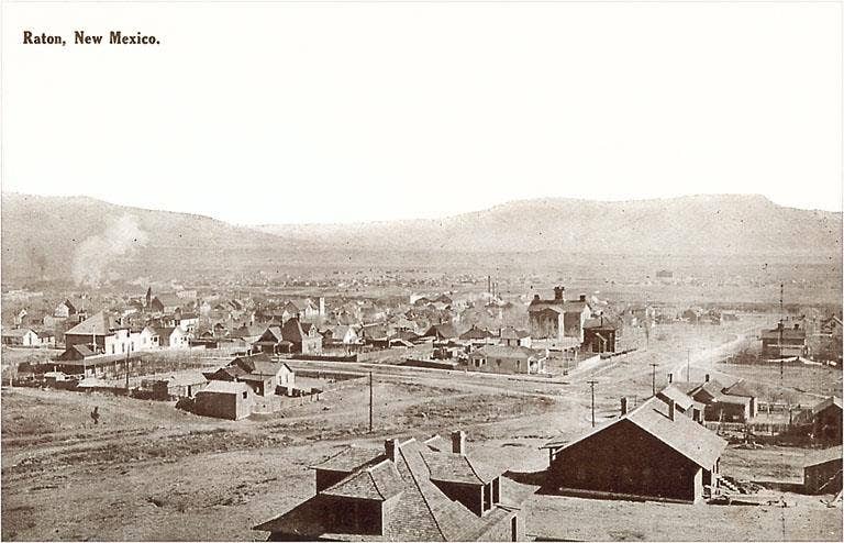 Postcard NM-339 Overview of Raton