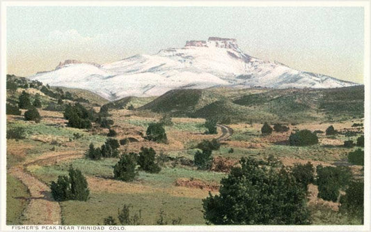 Postcard CO-267 Fisher's Peak, Trinidad